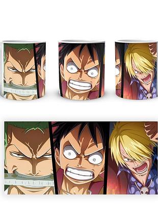 Кружка geekland one piece большой куш зорро луффи санджи op 002.024