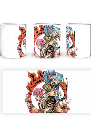 Кружка geekland jojo's bizarre adventure невероятные приключения джоджо:гонка стальной шар jjsbr 17