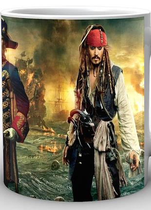 Кружка geekland белая pirates of the caribbean пираты карибского моря на странных берегах pc.02.012