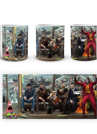 Кружка geekland cyberpunk 2077 киберпанк 2077 в метро cy 02.569