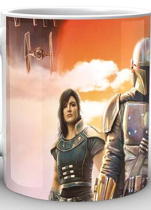 Кружка geekland звёздные войны мандалорец арт к сериалу star wars the mandalorian tm.04.08