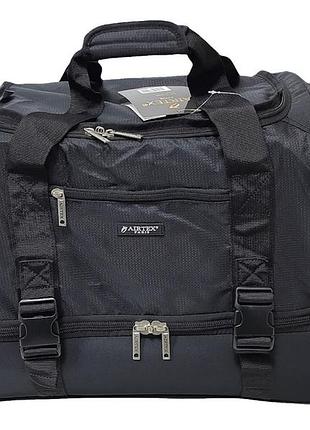Дорожная сумка airtex 819/65 цвет чёрный размер средний m