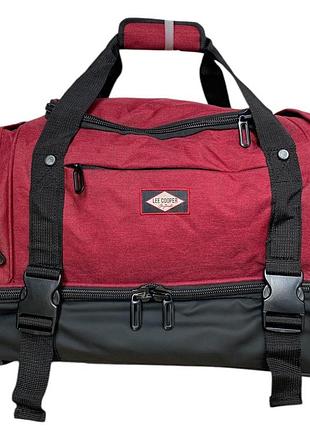 Дорожня сумка lee cooper 41670 колір червоний розмір середній м