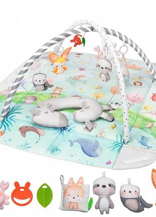 Развивающий коврик lionelo anika natural