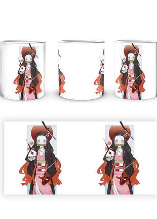 Кружка geekland demon slayer клинок, рассекающий демонов незуко плачет sl 02.445