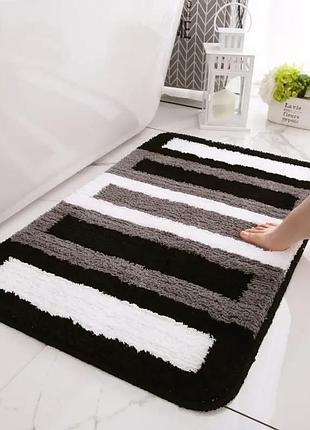Коврик для ванной комнаты и душа bathlux 40х60 антискользящий, мягкий, водопоглощающий