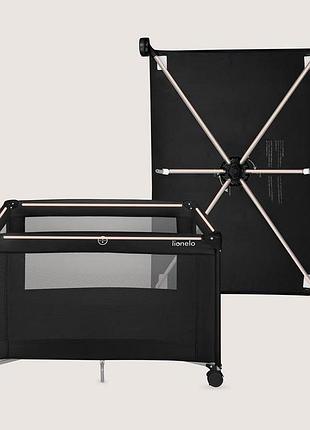 Манеж lionelo amelie black carbon 3