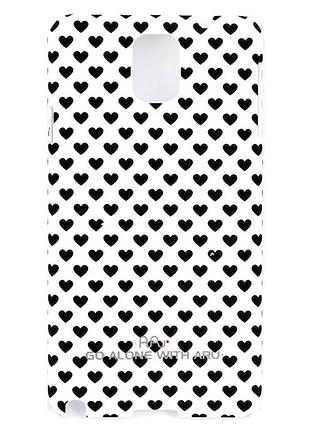 Чохол aru для samsung galaxy note 3 hearts white
