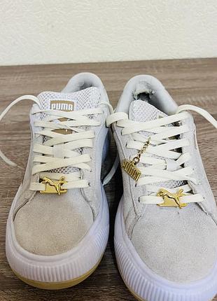 Кеди puma замшеві