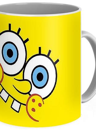 Кружка geekland spongebob squarepants губка боб квадратні штани жовтий фон sb 02.07