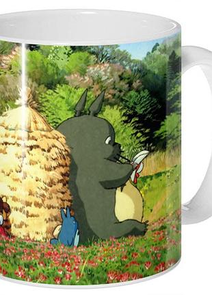 Кружка geek land белая мой сосед тоторо my neighbor totoro минутка отдыха nt.02.032
