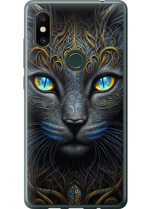 Чехол на xiaomi mi mix 2s кошка "5548u-1438-851"