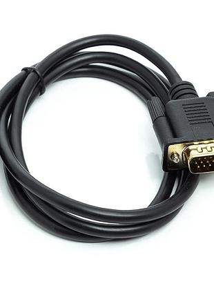 Відео кабель powerplant mini displayport (m) - vga (m), 1 м, чорний
