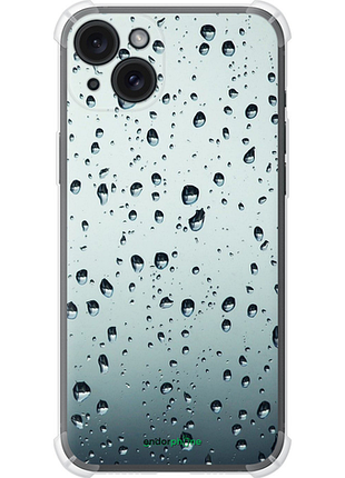 Чехол на iphone 15 plus стекло в каплях "848sp-3097-8094", чехол для телефона, чехол для телефона, чехол для телефона
