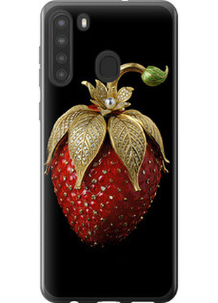 Чохол на samsung galaxy a21 полуниця v3 "5638u-1841-851"