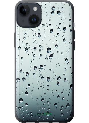 Чехол на iphone 14 plus стекло в каплях "848u-2645-8094"