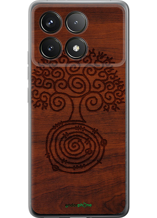 Чохол на xiaomi poco f6 pro візерунок дерева "4119u-3755-8094", чохол для телефона