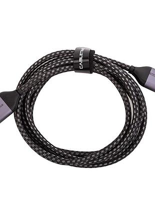 Відео кабель cabletime hdmi (m) - hdmi (m), 2.1v, 32awg, 8k ultra hd, 2м (ch11l)