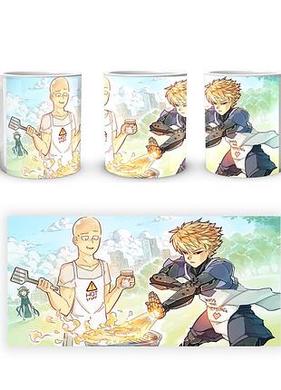 Кружка geekland ванпанчмен one punch man сайтама та дженос opm 02.28