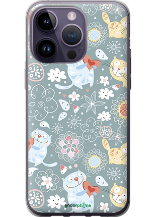 Чехол на iphone 14 pro max котята v3 "1223u-2667-8094", чехол для телефона