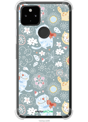 Чехол на google pixel 5a котята v3 "1223sp-2286-8094", чехол для телефона