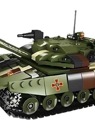 Конструктор детский.танк военный игровой "всу" 502 деталей