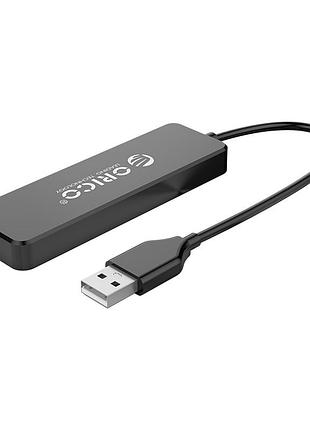 Usb-хаб orico usb 2.0 4 порта (fl01-bk-bp)