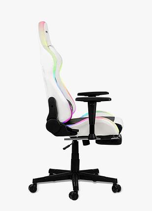 Геймерское кресло virgo gamerro x3 led white 3