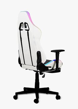 Геймерское кресло virgo gamerro x3 led white 4