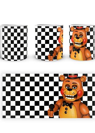 Кухоль five nights at freddys п'ять ночей з фредді той фреді з мікрофоном fn.02.395