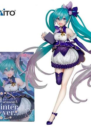 Фигурка taito hatsune miku хацунэ мику hatsune hatsune miku 3rd season winter ver. 18 см t hm sw