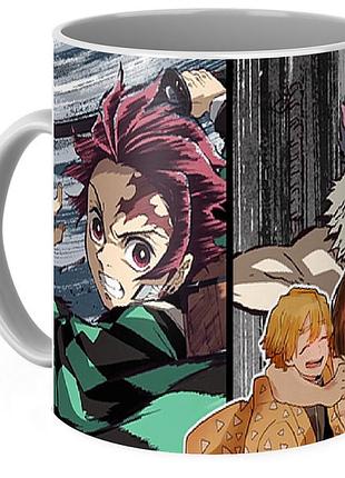 Кружка geekland demon slayer kimetsu no yaiba клинок, рассекающий демонов хашибира камадо агацума ky.02.08