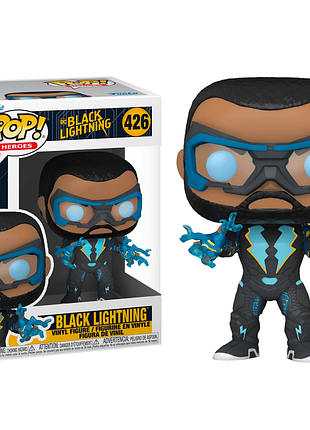 Фігурка funko pop фанко поп дс чорна блискавка dc black lightning black lightning 10 см dc bl bl 426