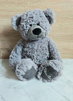 Великий м’який ведмедик silver goose by gund ≈42 см