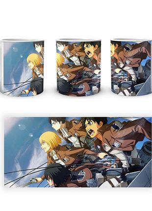 Кружка geekland attack on titan атака титані ерен армін леві aot 002.22