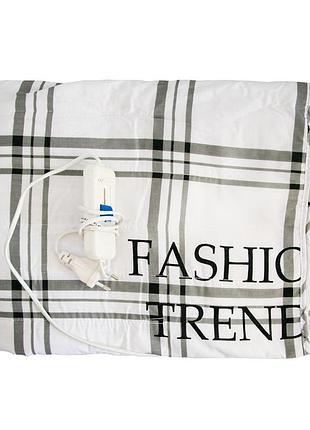 Простынь с подогревом трио-самето fashion trends 80w 150х120см электропростынь, термопростынь согревающая