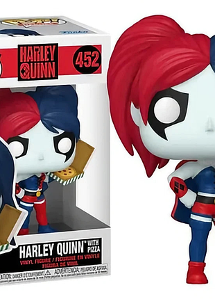 Фигурка funko pop dc харли квинн harley quinn with pizza 10 см fp dc hq 452