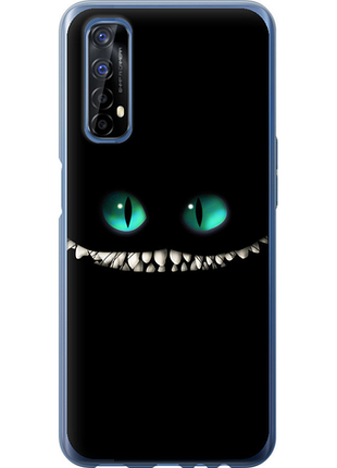 Чехол на realme 7 чеширский кот "689u-2081-851"