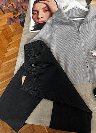 Графітові, прямі джинси 🤍👖 7