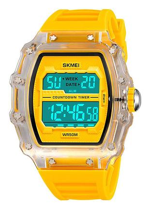 Skmei 2296wtyl white-yellow 2