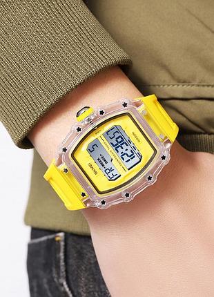 Skmei 2296wtyl white-yellow 4