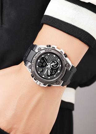 Skmei 2360bksi black-silver 4