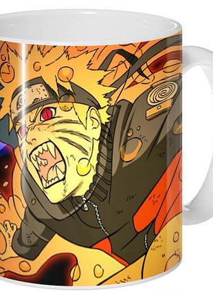 Кружка geek land белая наруто naruto 2 героя na.02.042