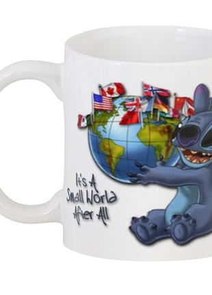 Кружка geekland стич lilo and stitch 02.19 с глобусом.999