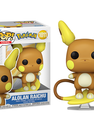 Фігурка funko pop покемон райчу pokemon alolan raichu 10 см fp p r 1011