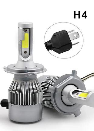 Світлодіодні лампи для авто h4 c6 led headlight 36w 3800lm led лампи ближнього/дальнього світла dc8-48v