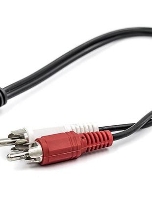 Аудіо перехідник powerplant 3.5 мм female - 2xrca male