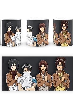 Кружка geekland атака титанів attack on titan леві аккерман на правоохоронці at.02.69