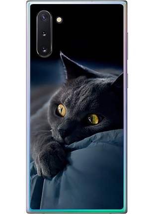 Чохол на samsung galaxy note 10 димчастий кіт "825u-1718-851"