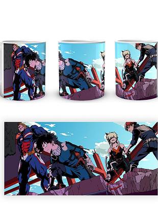 Кружка geekland my hero academia моя геройская академия бакуго тодороки мидория mha 02.79